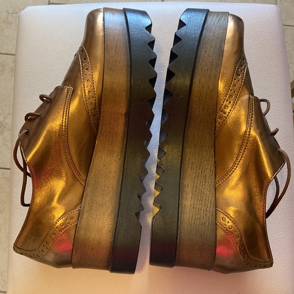 Bozikis copper wing toe platform never worn sharp looking shoes ✨ Excellent! 38 - Picture 2 of 4